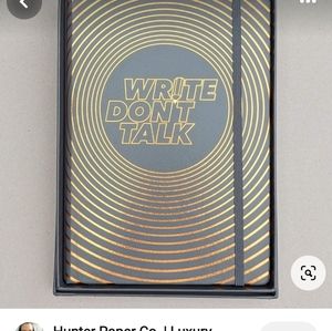Leuchtturm 1917 A5 Hardcover Notebook Dot Grid "Write Don't Talk" Limited  Editi